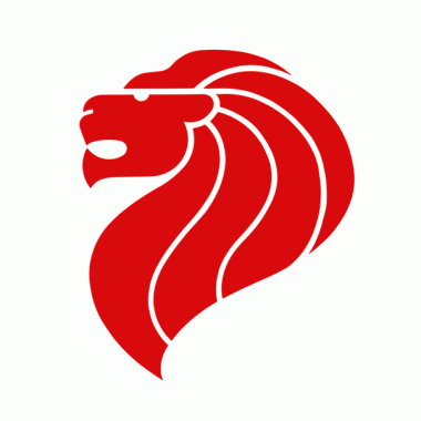 Singapore lion head logo